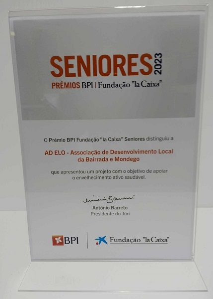 AD ELO ganha Prémio BPI - Fundação ”la Caixa” Seniores 2023
